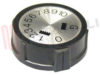 Immagine di MANOPOLA TERMOSTATO NERA D.7MM.