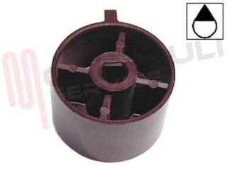 Immagine di MANOPOLA FUOCO ROSSA AREILOS D.8MM.