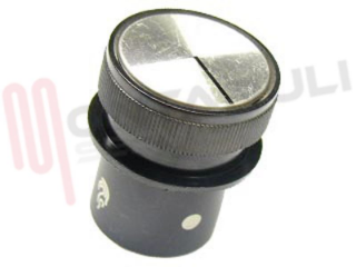 Immagine di MANOPOLA FUOCO NERA PUSH-PULL D.8MM.