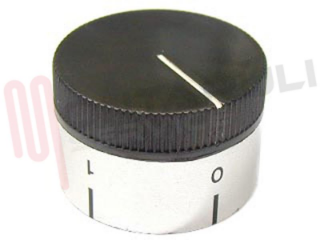 Immagine di MANOPOLA FORNO GRIGIA D.6MM.