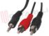 Immagine di CAVO AUDIO 2 RCA MASCHIO / JACK MASCHIO 3,5MM MT.1.5 STEREO