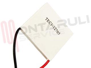 Immagine di RESISTENZA TEC1-12705 PIATTA 40X40MM. 12V 5A 76W MAX