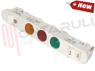 Immagine di GRUPPO COMANDI CON INTERRUTTORI BIANCO CON SPIE