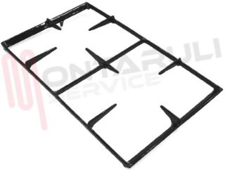 Immagine di GRIGLIA 2 FUOCHI GHISA 450X275MM. REX NAONIS
