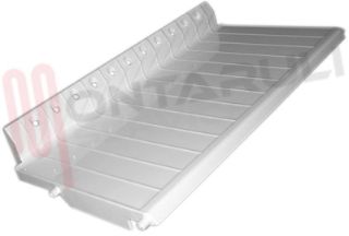 Immagine di RIPIANO BIANCO IN PLASTICA 545X270XH.34/87MM.
