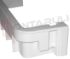 Immagine di BALCONCINO BIANCO FRIGO 425X70XH.45MM.