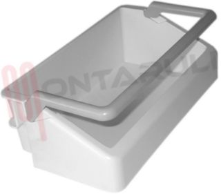 Immagine di MENSOLA PORTABURRO BIANCO 'BOMBATO' 200X107XH.65MM.