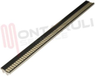 Immagine di FASCIA FERMA BOTTIGLIE METALLICA L=420MM.