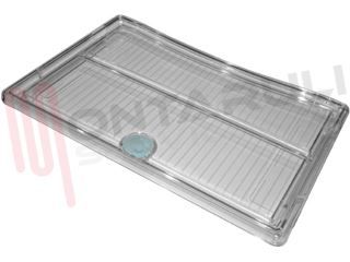 Immagine di RIPIANO IN PLASTICA TRASPARENTE FRIGO 555X375MM.