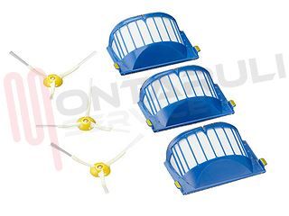 Immagine di FILTRI + SPAZZOLINE PER ROOMBA AEROVAC KIT 3+3PZ.