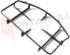 Immagine di GRIGLIA PIATTINA NERA 380/385X200X95MM. LATO DX