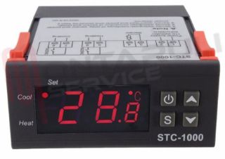 Immagine di TERMOSTATO DIGITALE STC1000 110 - 220V SONDA RISCALDAMENTO