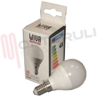 Immagine di LAMPADA SFERA LED E14 8W 230V 3000°K (RESA=66W)