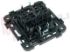 Immagine di DEVIATORE+PULSANTE UNIPOLARE 10A NERO SERIE ECO 60