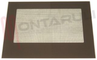 Immagine di VETRO FORNO ALT.398X520MM. MARRONE ESTERNO ARISTON