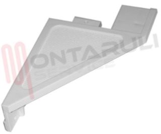 Immagine di SUPPORTO COPERCHIO CUCINA LATO DX BIANCO IN PLASTICA