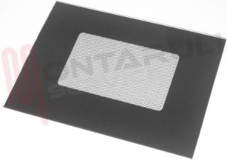 Immagine di VETRO FORNO ALT.330X445MM. ESTERNO NERO ZOPPAS