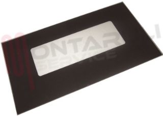 Immagine di VETRO FORNO ALT.300X547MM. ESTERNO MARRONE BECCHI