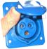 Immagine di PRESA DA PANNELLO INCASSO CEE 2+T 16A 220V
