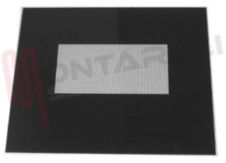 Immagine di VETRO FORNO ALT.426X510MM. NERO ESTERNO SOVRANA