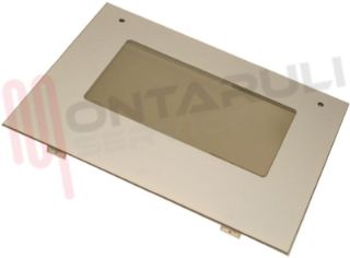 Immagine di VETRO FORNO ALT.455X576MM. C/FORI C/REGGIVETRO