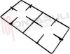 Immagine di GRIGLIA 2 FUOCHI PIATTINA 488X255MM. MARRONE ARISTON