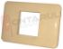 Immagine di PLACCA 2 POSTI ABS SABBIA SERIE CROSS LEGRAND