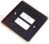 Immagine di PLACCA 2 FORI ALLUMINIO BRONZO VIMAR