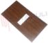 Immagine di PLACCA 1 POSTO FINTO LEGNO MOLVENO