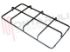 Immagine di GRIGLIA 2 FUOCHI PIATTINA 452X230X40MM. NERA SAMET