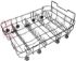 Immagine di CESTO LAVASTOVIGLIE INFERIORE COMPLETO 2F 45 DG