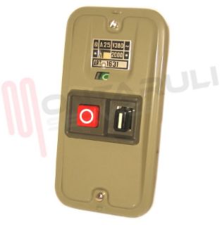 Immagine di INTERRUTTORE UNIPOLARE AUTOMATICO DA INCASSO 380V 25A