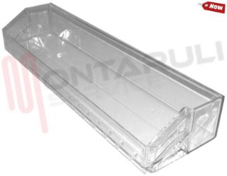 Immagine di MENSOLA LATTINE TRASPARENTE 400X100XH.63MM.