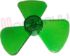 Immagine di VENTOLA 3 PALE VERDE D.250MM. DIAMETRO ALBERO D.3MM.