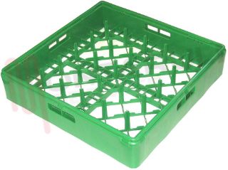 Immagine di CESTO LAVASTOVIGLIE 500X500X100MM. VERDE