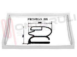 Immagine di GUARNIZIONE MAGNETICA 4L BIANCA 0655X575MM SEZ.BB