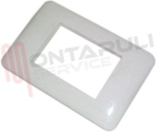 Immagine di PLACCA BIANCA 3 POSTI LEGRAND CROSS