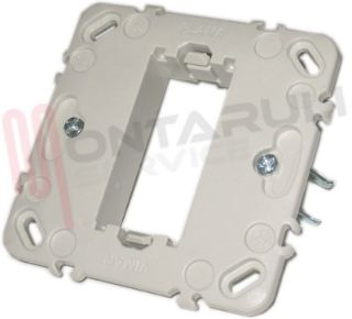 Immagine di SUPPORTO 1 POSTO + GRIFFE GRIGIO SERIE PLANA