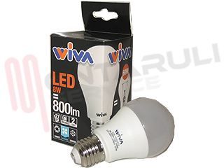 Immagine di LAMPADA GOCCIA SATINATA LED E27 8W 230V 4000°K (RESA/60)