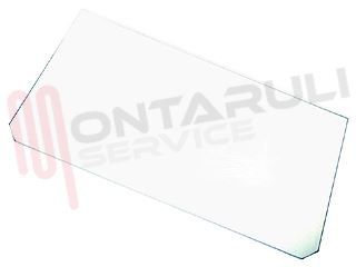 Immagine di VETRO FRIGO 478X245X4MM. 'GHIACCIATO'