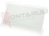 Immagine di RIPIANO IN VETRO CON BORDI IN PLASTICA BIANCO 485X310MM.