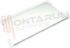 Immagine di RIPIANO IN VETRO CON BORDI IN PLASTICA BIANCO 485X310MM.
