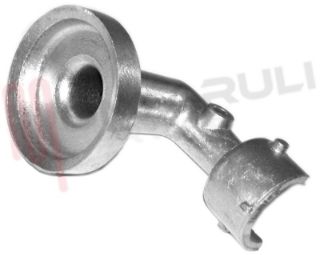 Immagine di BRUCIATORE GHISA A PIPA GRANDE BOMPANI CANNA CORTA L= 78MM.