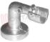 Immagine di BRUCIATORE GHISA A PIPA GRANDE BOMPANI CANNA CORTA L= 78MM.