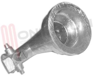 Immagine di BRUCIATORE GHISA A PIPA CORONA SINGER URANIA L=100MM.