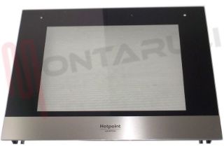 Immagine di VETRO FORNO ESTERNO ALT.480X595MM.CON STAFFE