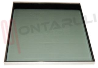 Immagine di VETRO COPERCHIO FUME' C/TELAIO 550X502XH.30MM. GRANDE