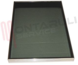 Immagine di VETRO COPERCHIO FUME' C/TELAIO 550X358XH.30MM. PICCOLO