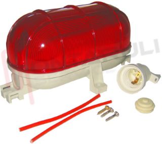 Immagine di TARTARUGA OVALE STAGNO E27 60W ROSSA