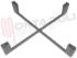 Immagine di GRIGLIA 1 FUOCO GHISA 248X248MM. NARDI
